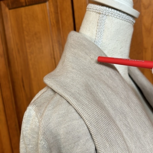 All Saints Cream Cardigan Sweater - Picture 14 of 16